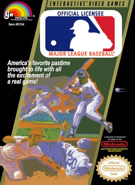 Major League Baseball (USA) (Rev 1) box cover front